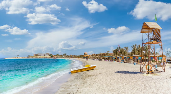 Spiaggia di Marsa Alam in Egitto, meta ideale per un Capodanno al mare