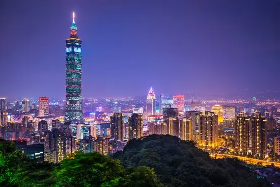 Taipei e la torre Taipei 101