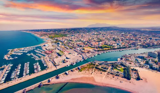 Veduta aerea di Pescara, Abruzzo