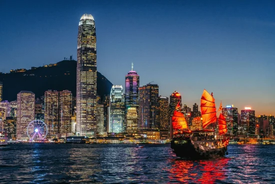 Skyline di Hong Kong
