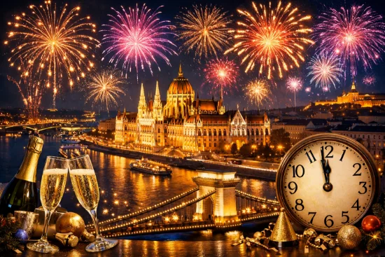 Capodanno a Budapest con fuochi d'artificio