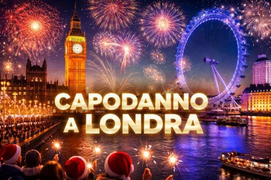 Capodanno a Londra sul Tamigi
