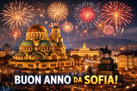 Sofia sotto i fuochi di Capodanno